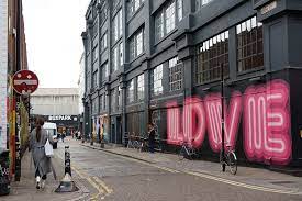 A view from the street of the Plexal Shoreditch -  4 Plough Yard, East London EC2A 3LP coworking property