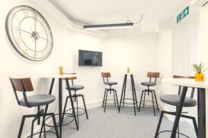 Break-out space at Metspace - The Barbon Buildings, Red Lion Square, London, WC1R 4QH