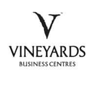 The logo of The Vineyards Business Centre in Primrose Hill in Camden
