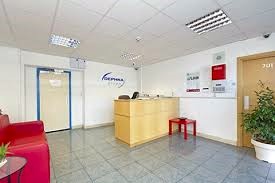 The reception area at Dephna Offices - 7 Coronation Road, Park Royal, London, NW10 7PQ