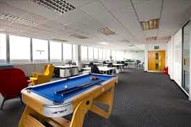 Cowokring space with a pool table at OxIn - Bracknell Enterprise and Innovation Hub, Ocean House, The Ring, Bracknell RG12 1AX