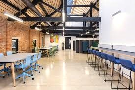Co-working desk spaces at OxIn - Vulcan Works, 34-38 Guildhall Road, Northampton NN1 1EW