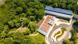 Aerial view of OxIn - Wood Centre For Innovation, Quarry Road, Oxford OX3 8SB