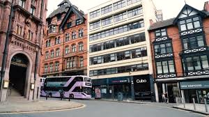 Street level view of Cubo - Fenchurch House, 12 King Street, Nottingham, NG1 2AS