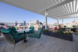 A roof terrace at Gilbanks - 11 York Street, Manchester M2 2AW