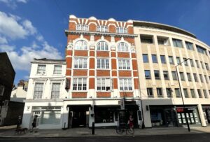 External shot of Vicarage House, 58-60 Kensington Church Street, London, W8 4DB on a sunny day