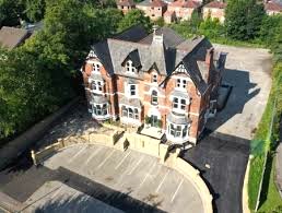 Aerial view of We Hub Work Avenue at The Belmont, 89 Middleton Road, Crumpsall, Manchester M8 4JY