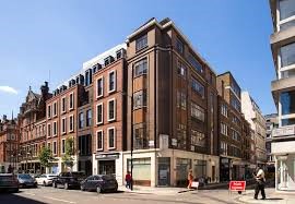 External shot of the Sub800 - 37 Great Portland Street, London W1W 8QQ office building on a sunny day