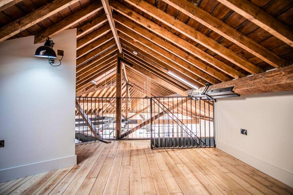 Loft office space with vaulted ceilings at Sub800 - 40 Great Eastern Street, London, EC2A 3EP