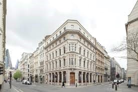 A shot showing two frontages of the Sub800 - 48 Gresham Street, City of London, London, EC2V 7AY office building