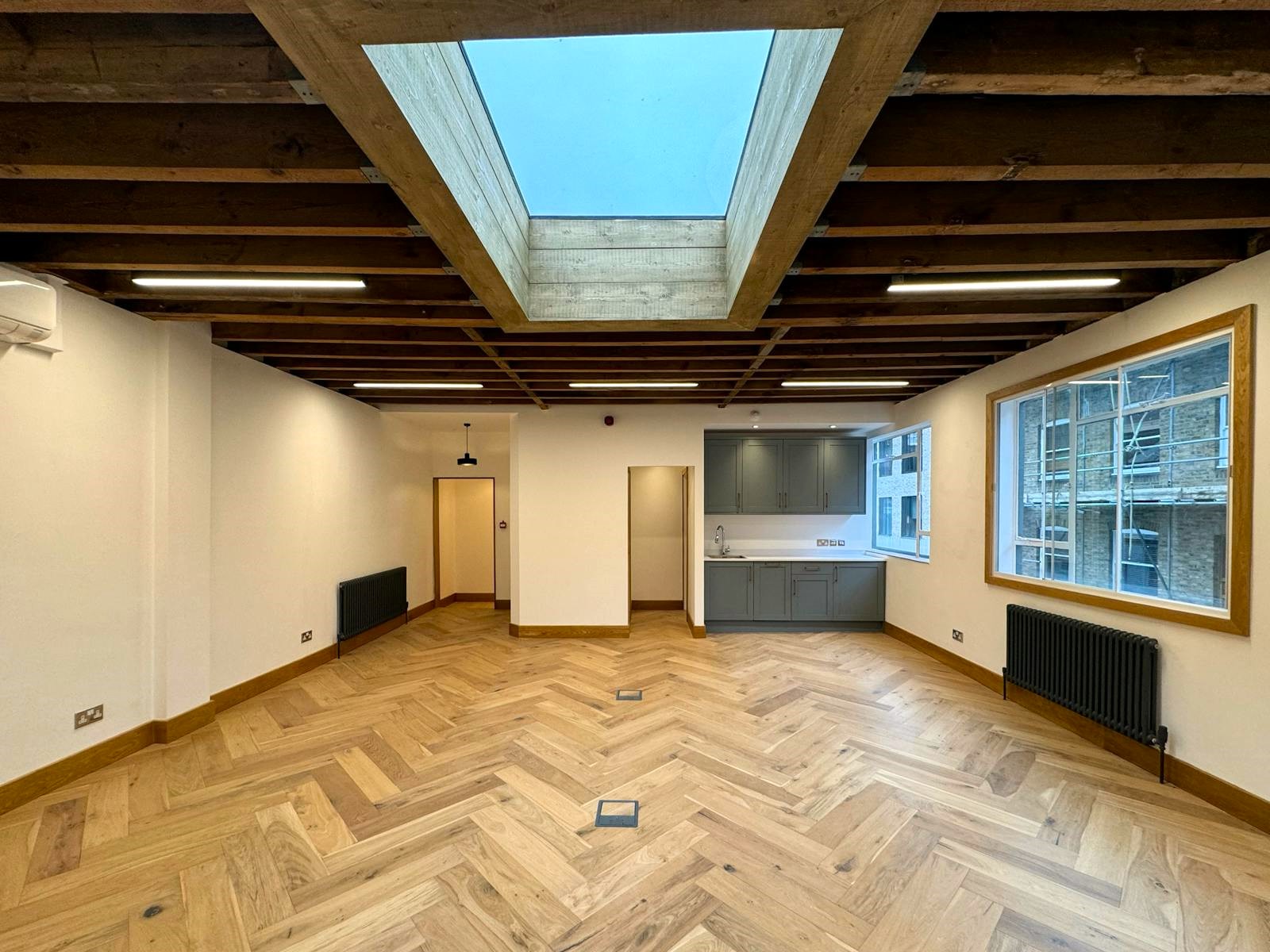 Office space with parquet flooring at Sub800 - 6 Grafton Mews, Fitzrovia, London, W1T 5JF