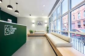 The reception area at the Sub800 - 65 Chandos Place, London WC2N 4HG office building