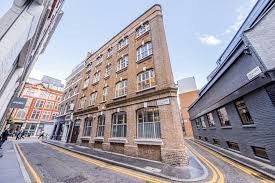 A view of a corner of the Sub800 - Dynamis House, 6-8 Sycamore Street, Clerkenwell, London, EC1Y 0SW office building
