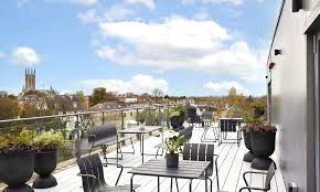 The roof terrace at Clockwise - Festival House, Jessop Avenue, Cheltenham GL50 3SH