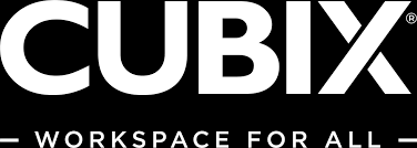 The brand logo of Cubix serviced office space provider