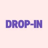 The logo for Drop-In flexible workspaces brand