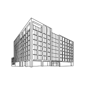 An artistic sketch of Spaces - 100 Avebury Boulevard, Milton Keynes MK9 1FH