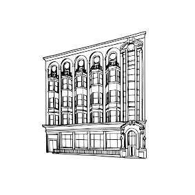 A sketch of Spaces - 100 West George Street, Glasgow G2 1PP