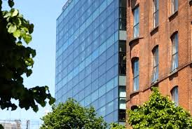 External shot of Spaces - The Linenhall, 32-38 Linenhall Street, Belfast, BT2 8BG on a sunny day