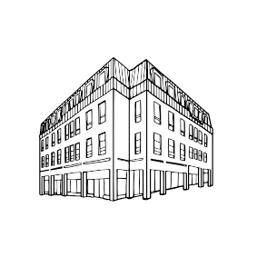 An artist's impression of Spaces - Upper Borough Walls, Northgate House, Bath BA1 1RG