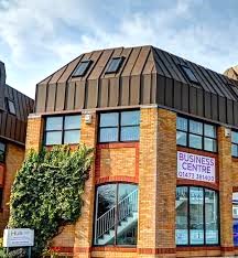 External shot of The Hub - 2 Civic Drive, Ipswich IP1 2QA on a sunny day