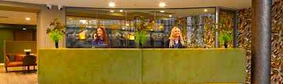 The reception area at Arena Offices - Langstone Gate, Solent Road, Havant, PO9 1TR
