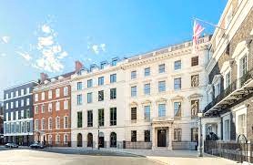 St James's Square in St James's on a sunny day