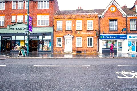 A view from across the street of The Workstation - Censeo House, 6 St Peter’s Street, St Albans, AL1 3LFT