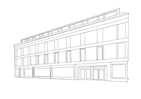 An artist's impression of Spaces - Donnybrook House, 36-42 Donnybrook Road, Dublin D04 E6X0