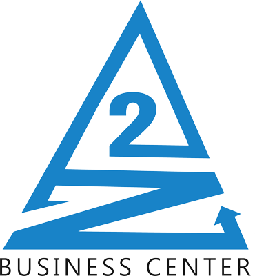 The logo of A2Z Business Center in Dubai