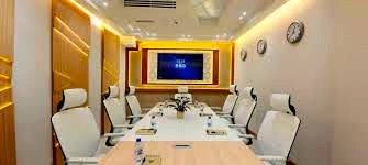 A meeting room at Beyond Limits - Exchange Tower, Business Bay, Dubai