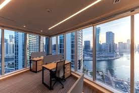 A private office in Opal Tower with views over Business Bay in Dubai