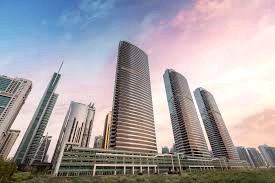 Regus - BB1, Mazaya Business Avenue, Jumeirah Islands, Dubai at dusk