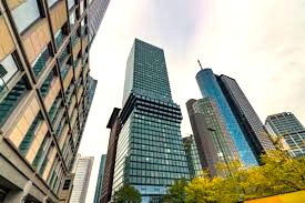 A shot looking up at Regus - Omniturm Grosse Gallusstrasse 16-18, Frankfurt, 60312