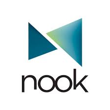 The corporate logo of Nook Dubai coworking space provider