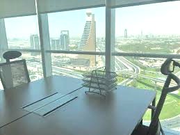 A private office with a view at SBS - Burj Al Salam Tower, Sheikh Zayed Road, Dubai