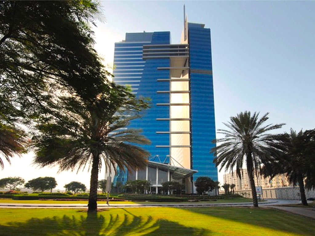 External shot of Sentinel - The H Hotel Office Tower, 1 Sheikh Zayed Road, Dubai