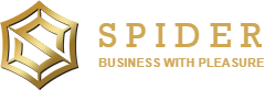 The corporate logo of Spider Dubai Five-Star Coworking Space Provider 