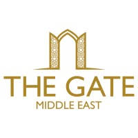 The corporate logo of The Gate Middle East high-end flexible workspace provider