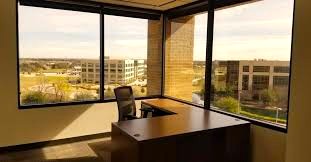 An office space with a desk at Executive Workspace - 13809 Research Boulevard, Austin, TX 78750