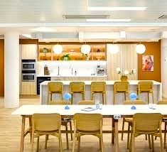 An example of a breakout area within a managed office