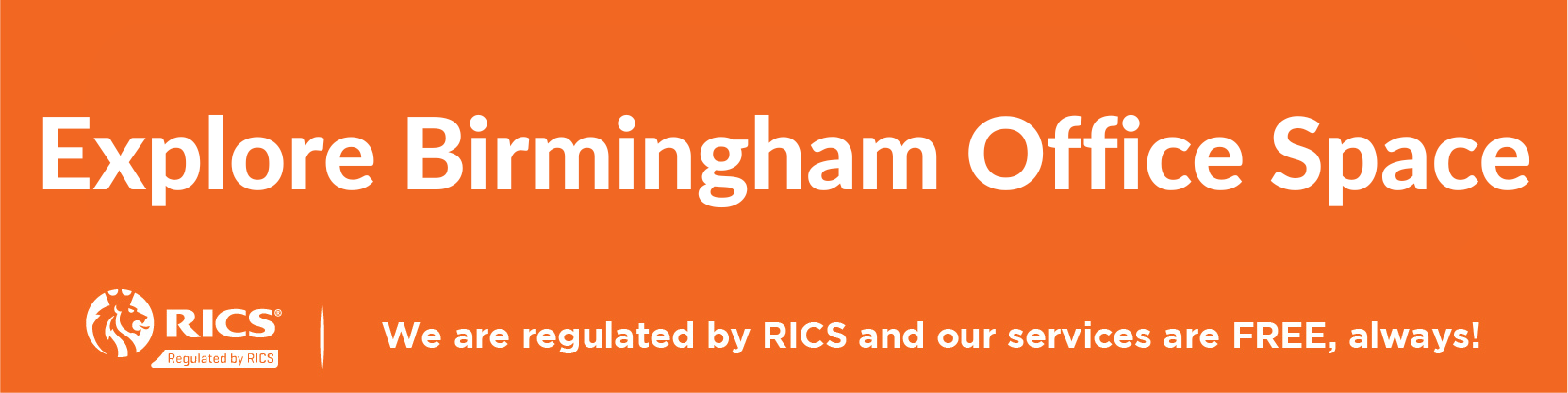 Button linking to a page showing available flexible office space in Birmingham