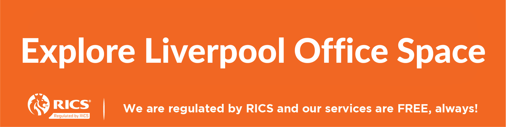 Button leading to page showing available flexible office space to rent in Liverpool