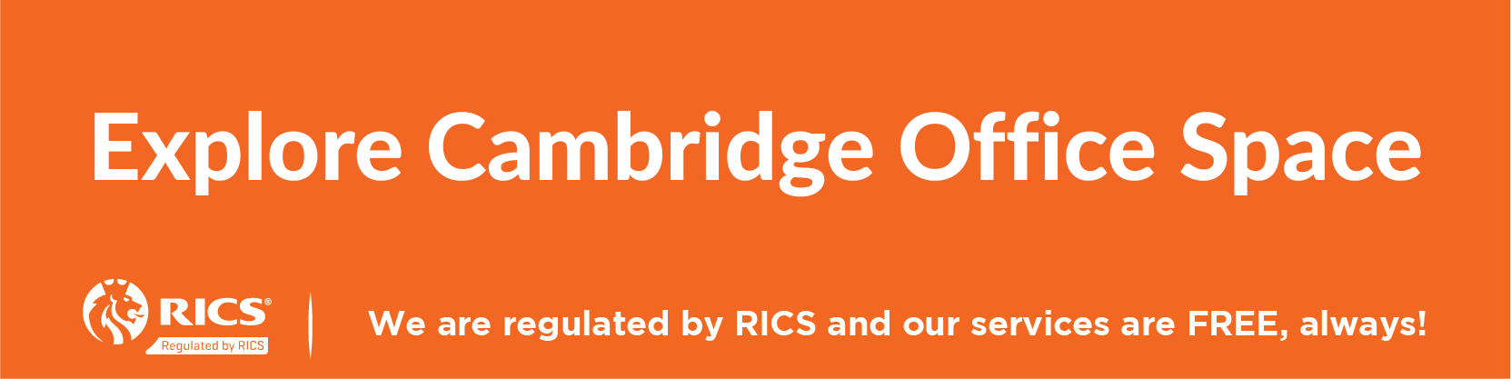 Button leading to page showing available flexible office space to rent in Cambridge