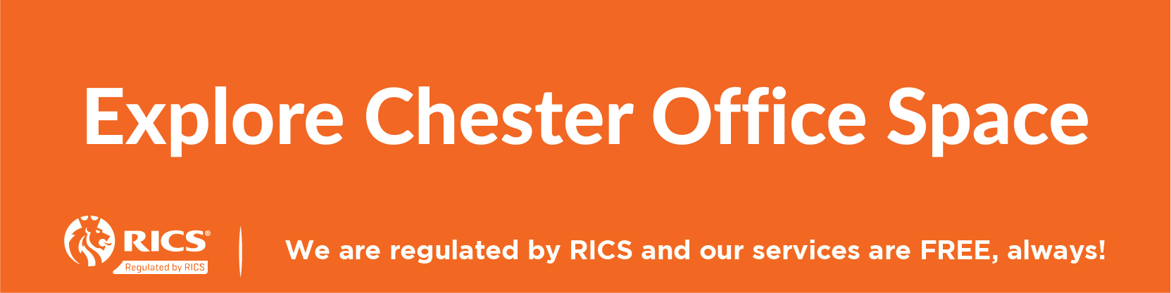 Button linking to page showing available flexible office space to rent in Chester