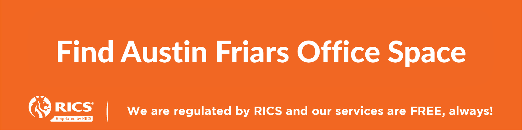 Link to page showing office space options near Austin Friars in the Square Mile