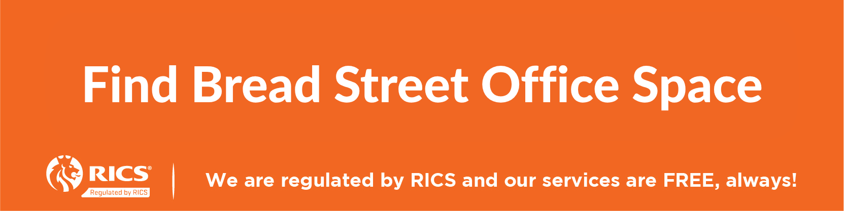 Link to page showing office space options near Bread Street in the EC4 district of the City of London