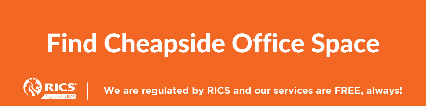 Link to page showing office space options near Cheapside in the EC2 district of the Square Mile