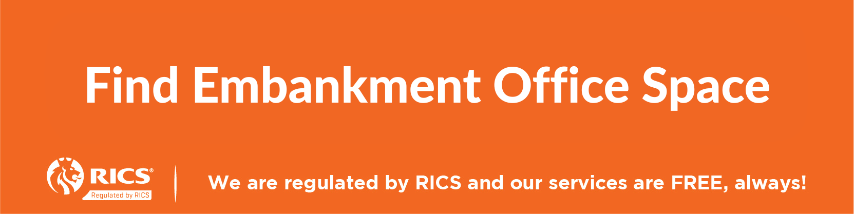 Link to page showing office space options near Embankment