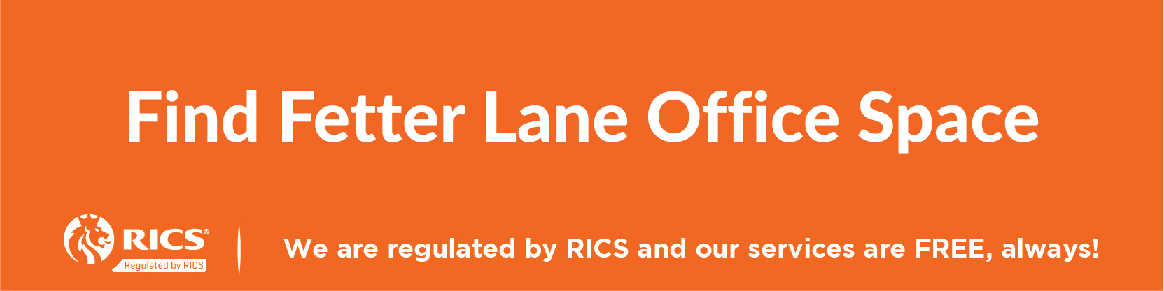 Link to page showing office space options on Fetter Lane and nearby